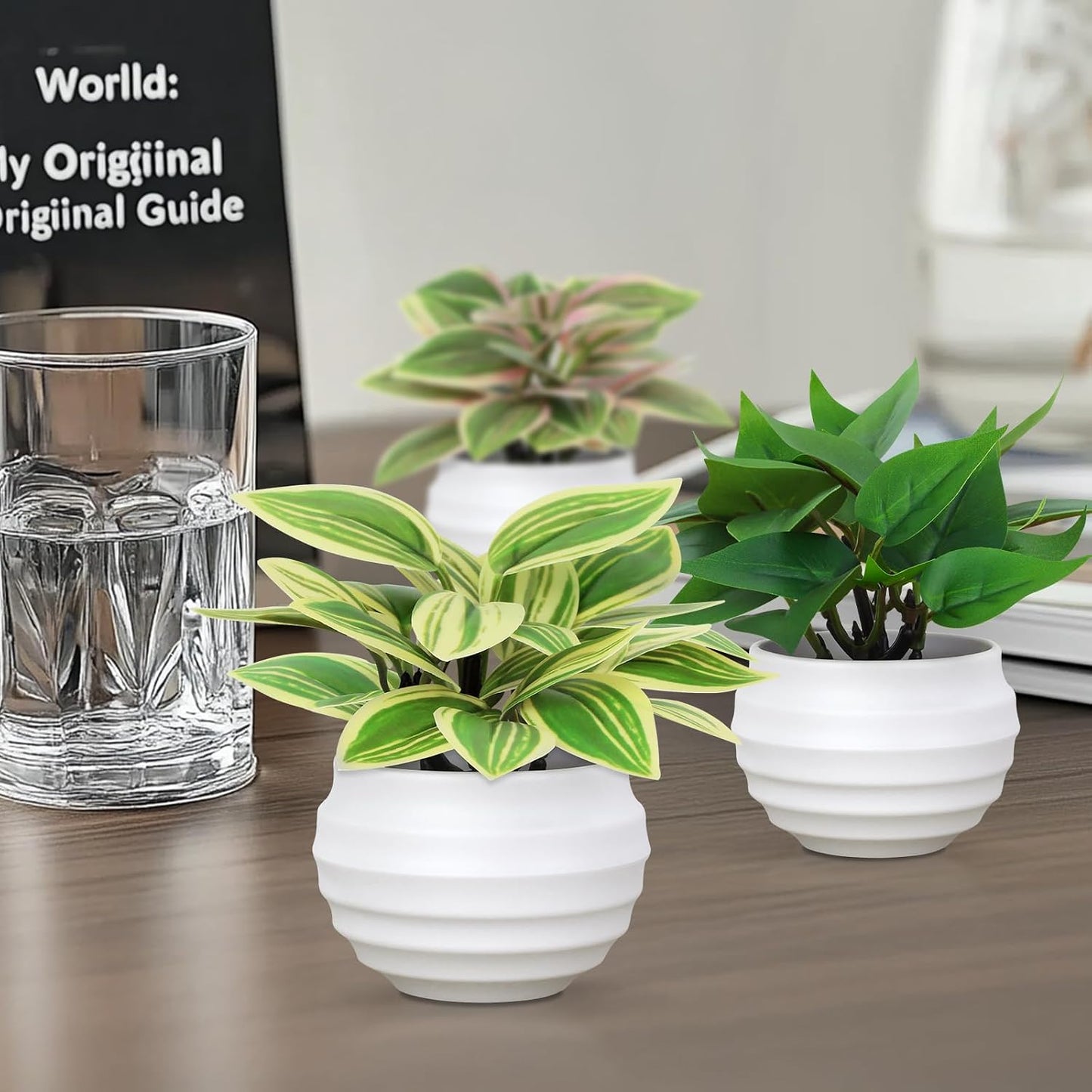 Artificial Potted Plants / Set of 6