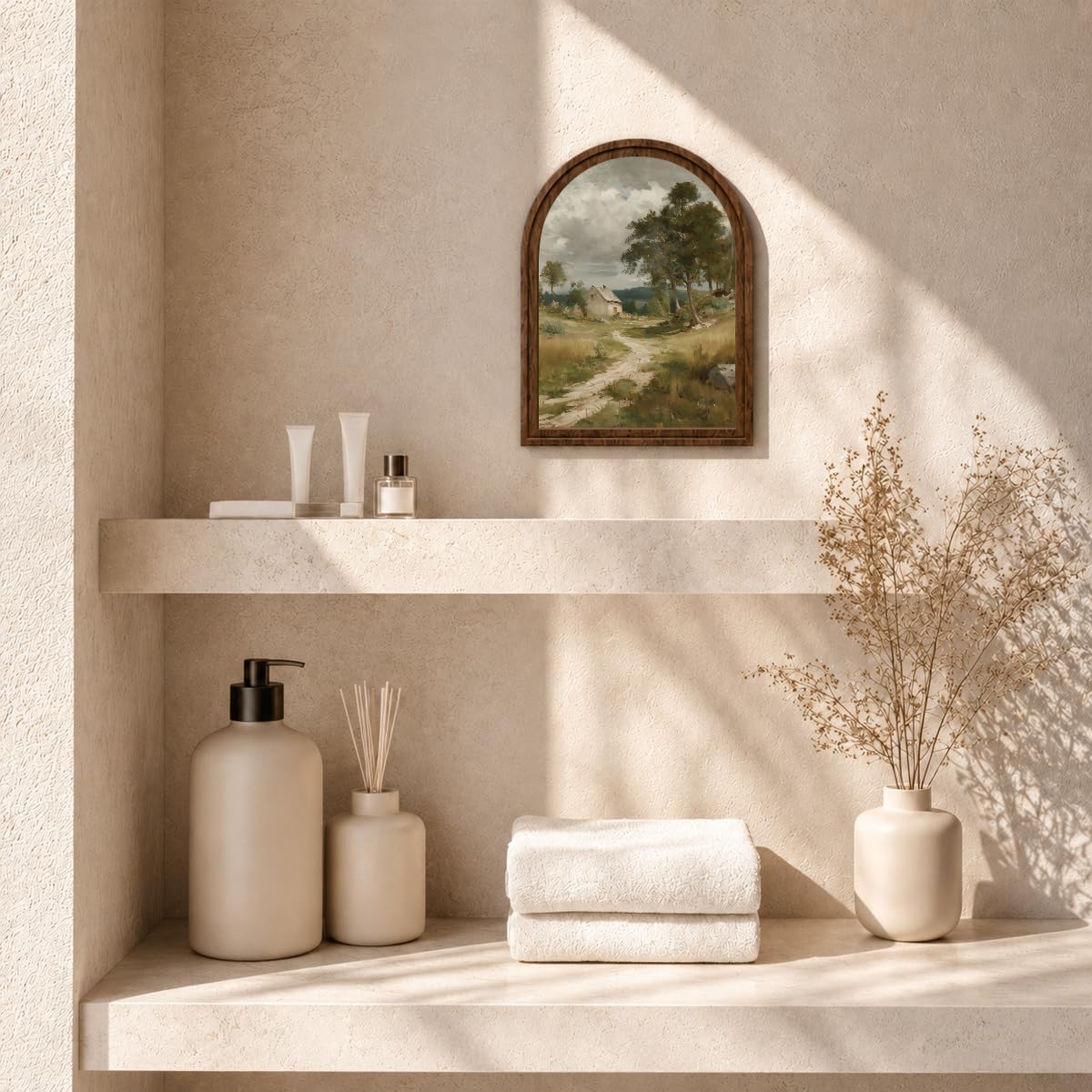Arched Wooden Frame Farmhouse Artwork / Color_name02