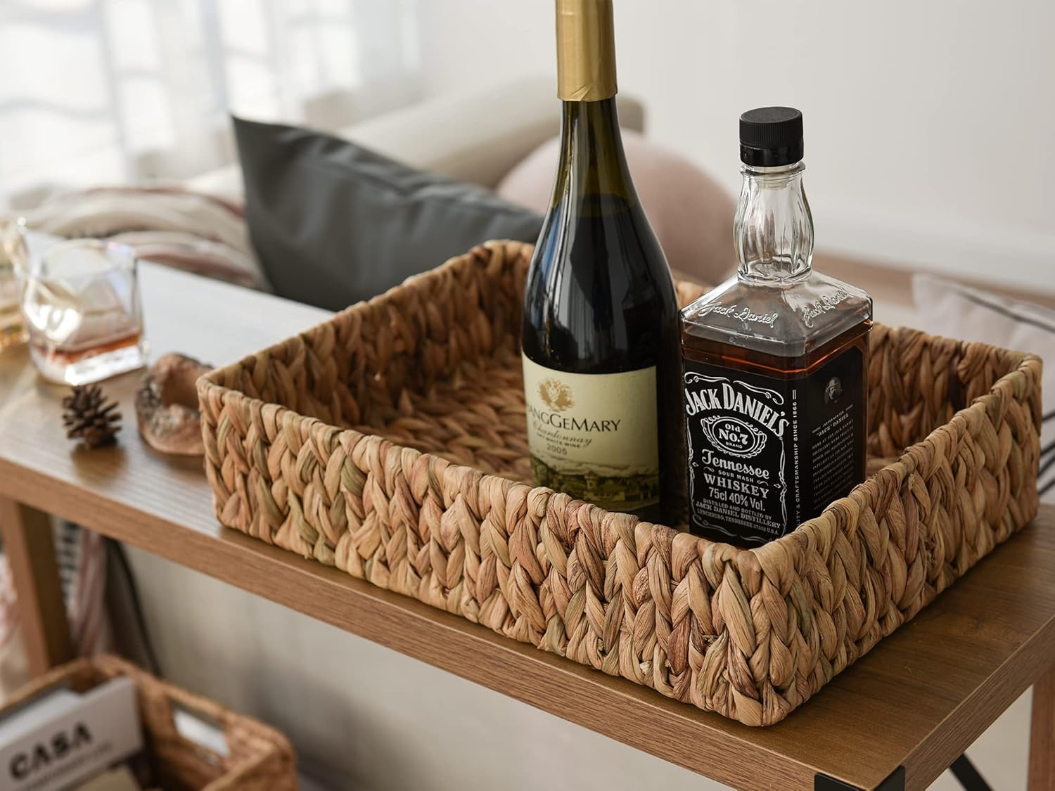 Wicker Storage Basket / Natural