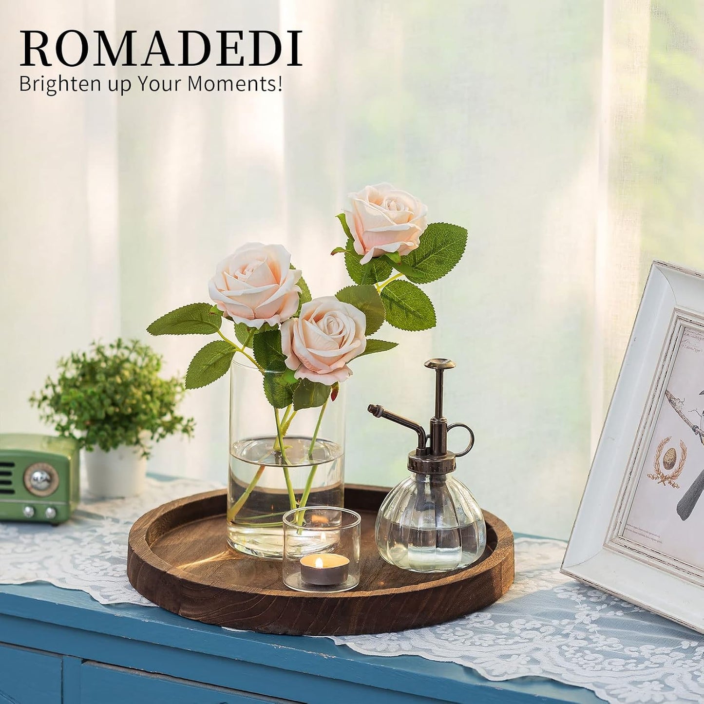 Small Rustic Trays / Rustic-round