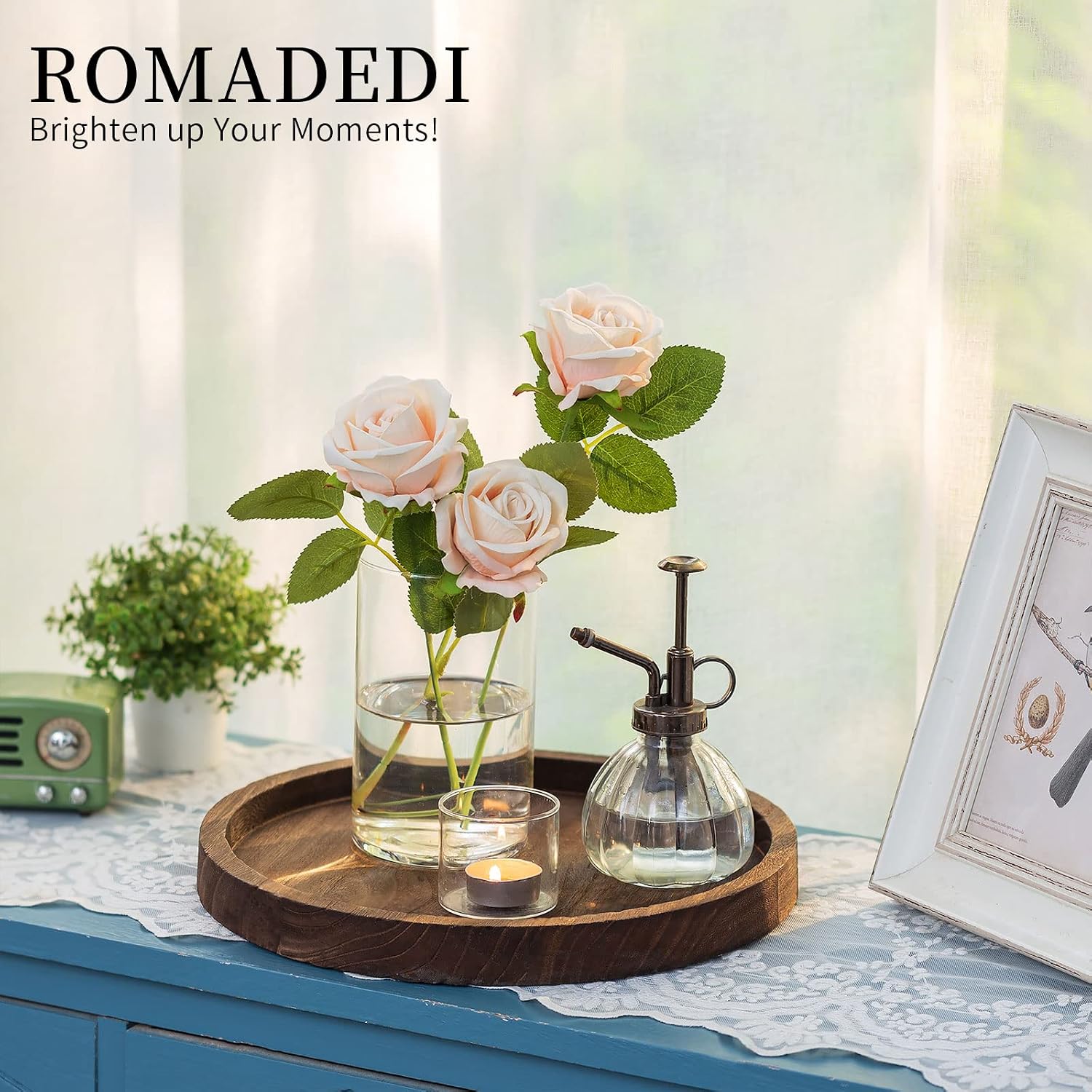 Small Rustic Trays / Rustic-round