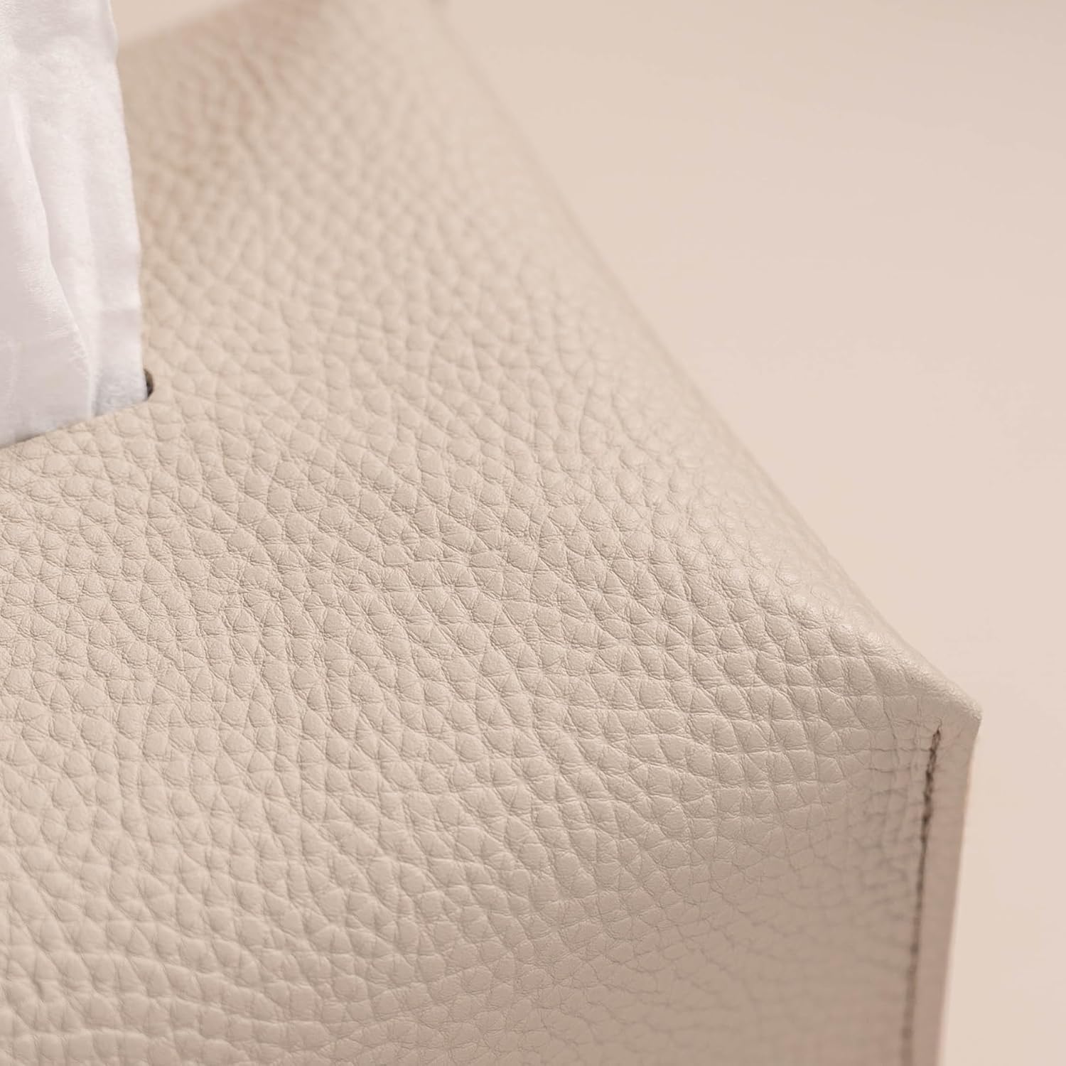 Aesthetic Rectangle Tissue Box Cover / Standard / Light Taupe