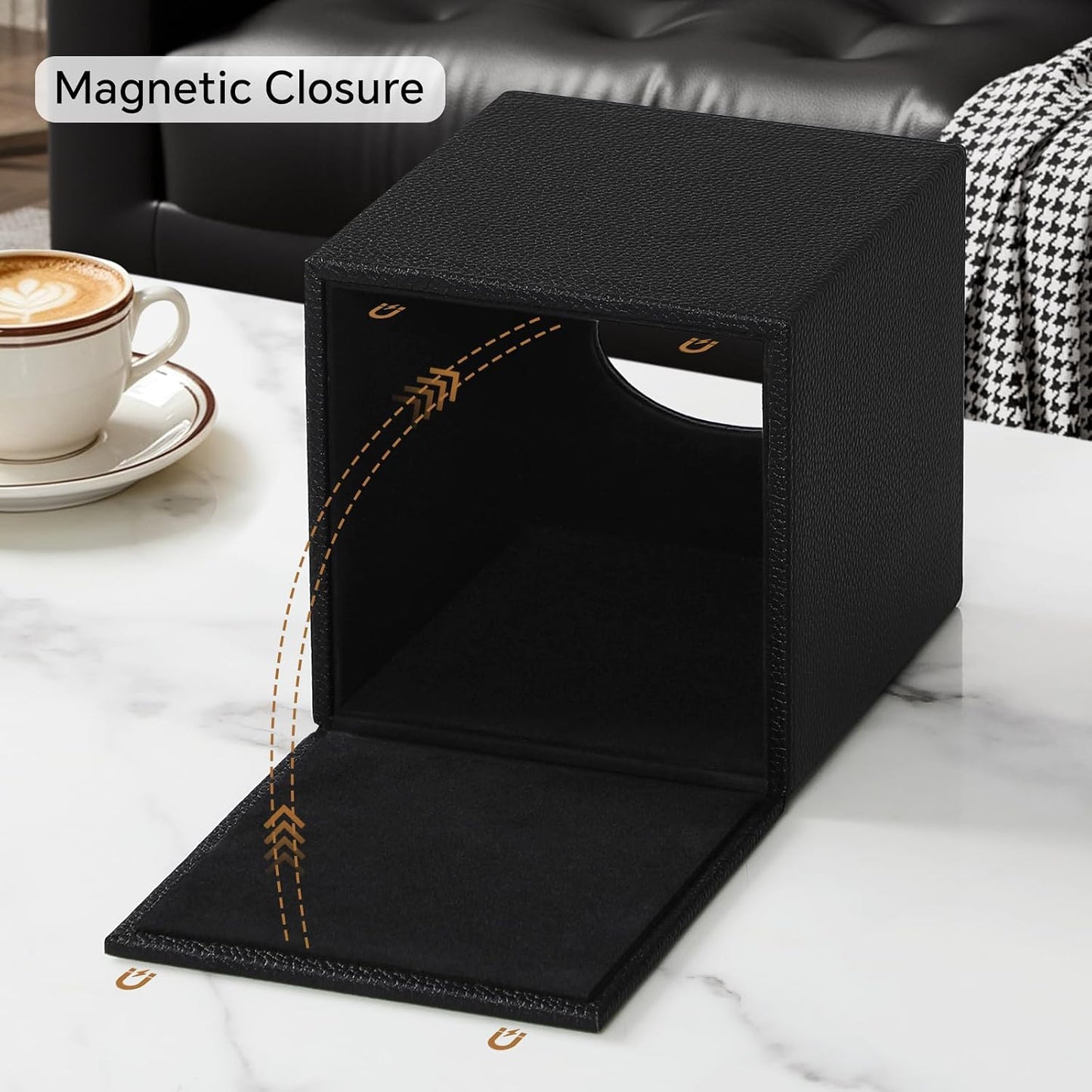 Decorative Tissue Holder / Black