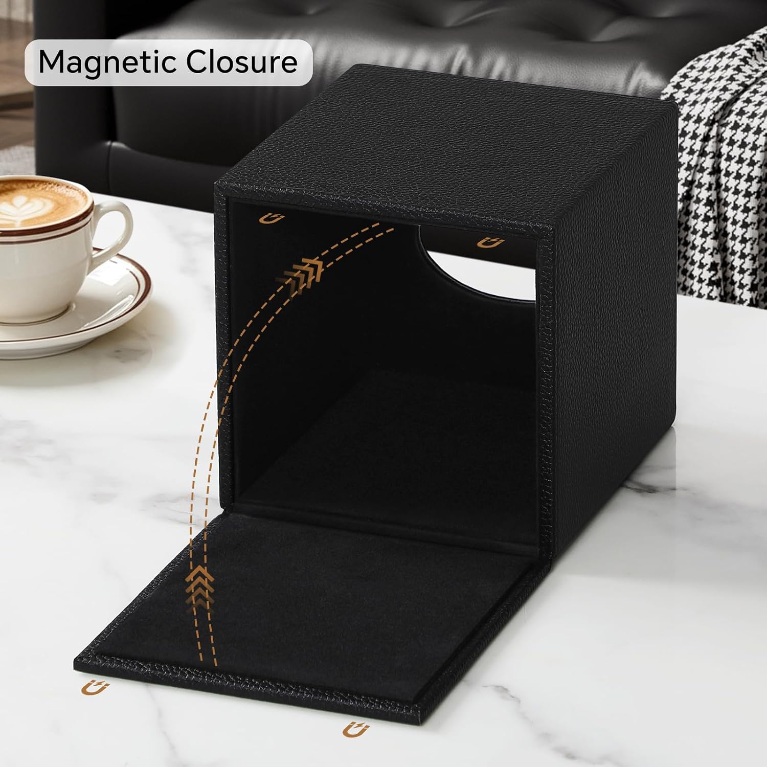 Decorative Tissue Holder / Black