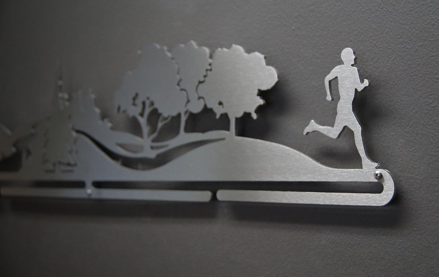 Allied Medal Hangers - Trailscape - Male or Female Runner - Multiple Variations Offered - Sports Awards Holder Display