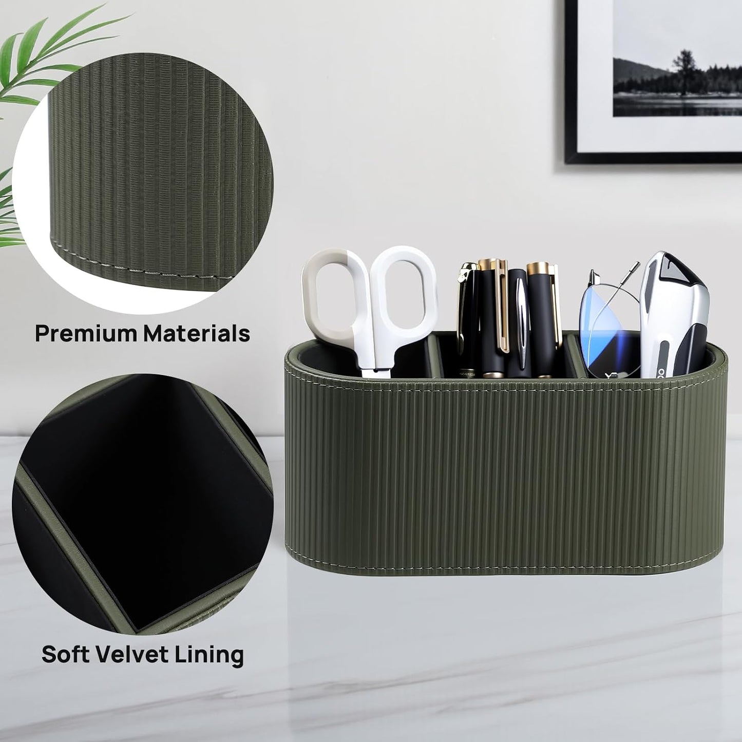 Aesthetic Remote Control Holder / Green