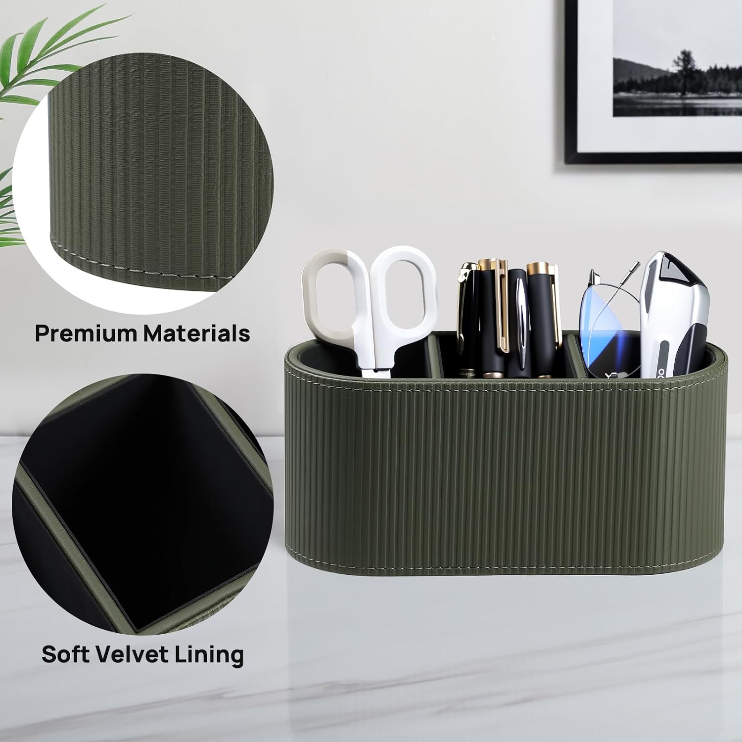 Aesthetic Remote Control Holder / Green