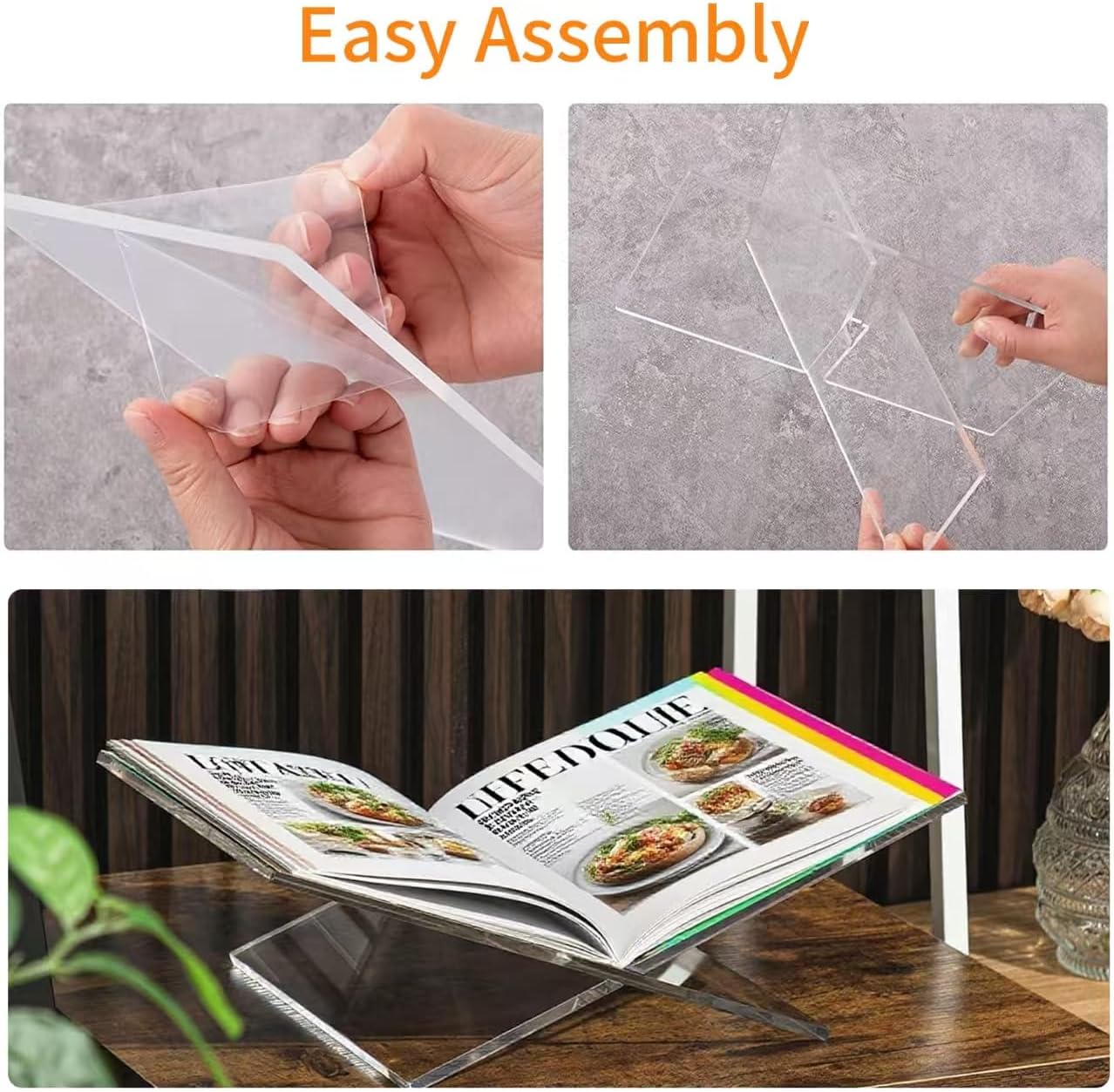 Acrylic Book Holder / Clear