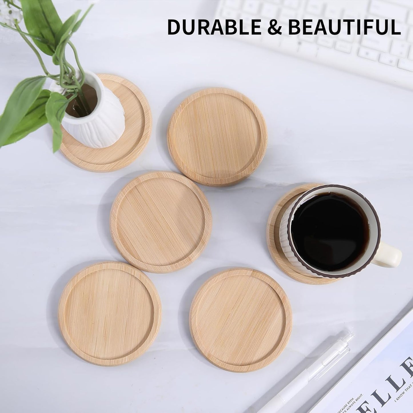 Holder / Cup Mat for Drinks / 4 Inch / Set of 8