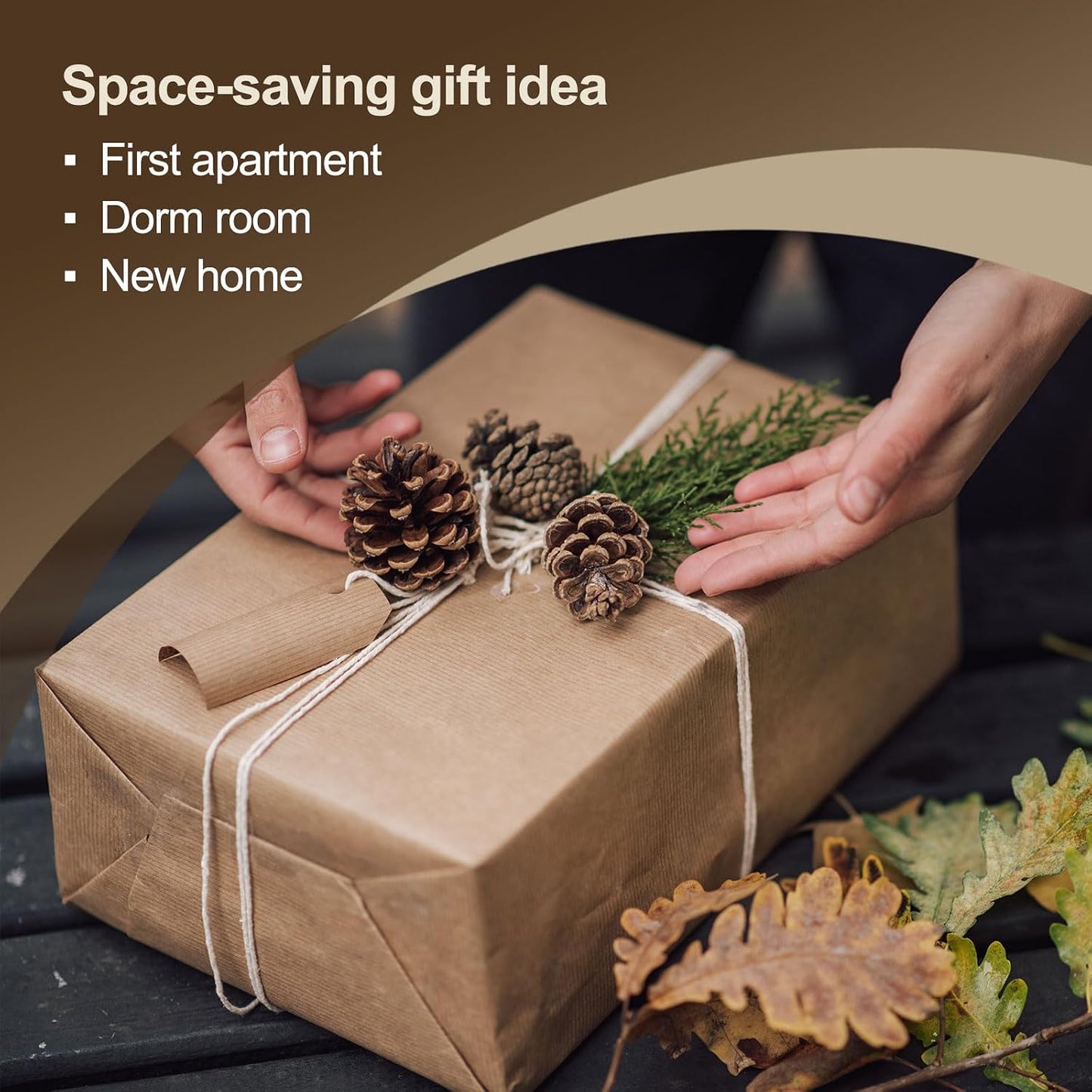Versatile Wood Wall Organizer for Entryway Hallway 8.2" x / Brown