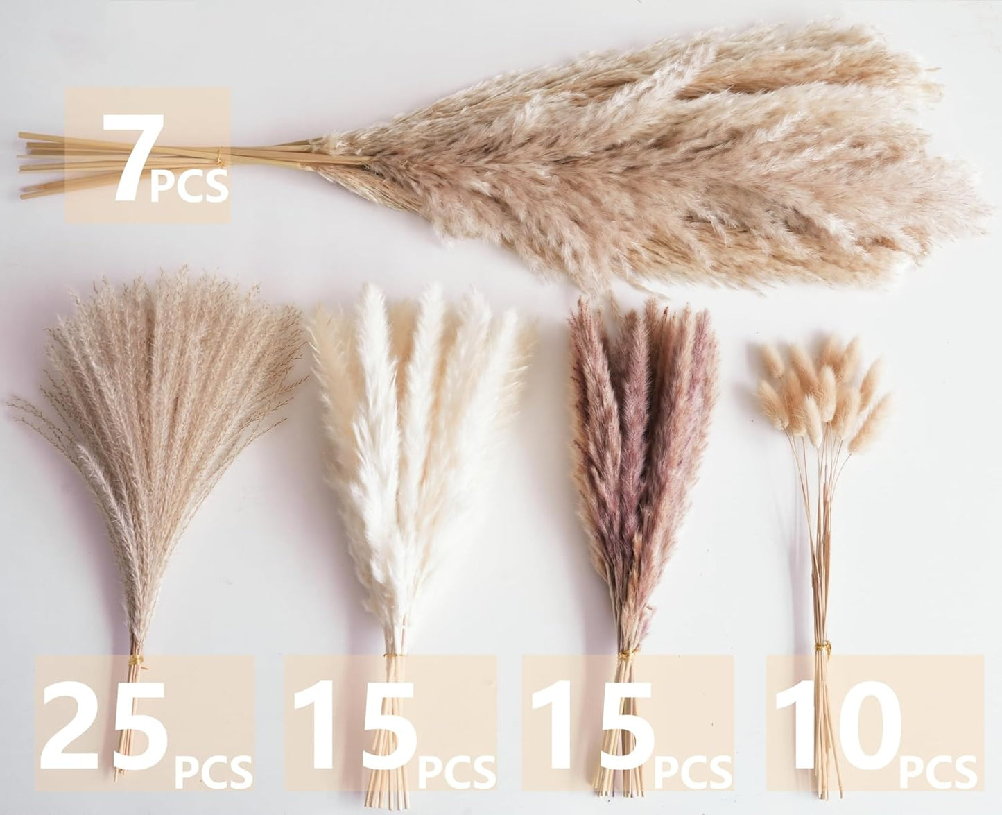 Decorative Tall Pampas Grass for Floor Vase