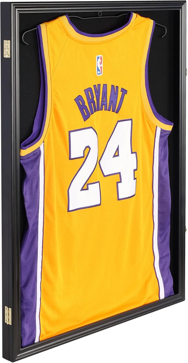 Pro Collector's Jersey Display Case Frame Shadow Box with 98% UV Protection for Baseball Basketball Football Soccer