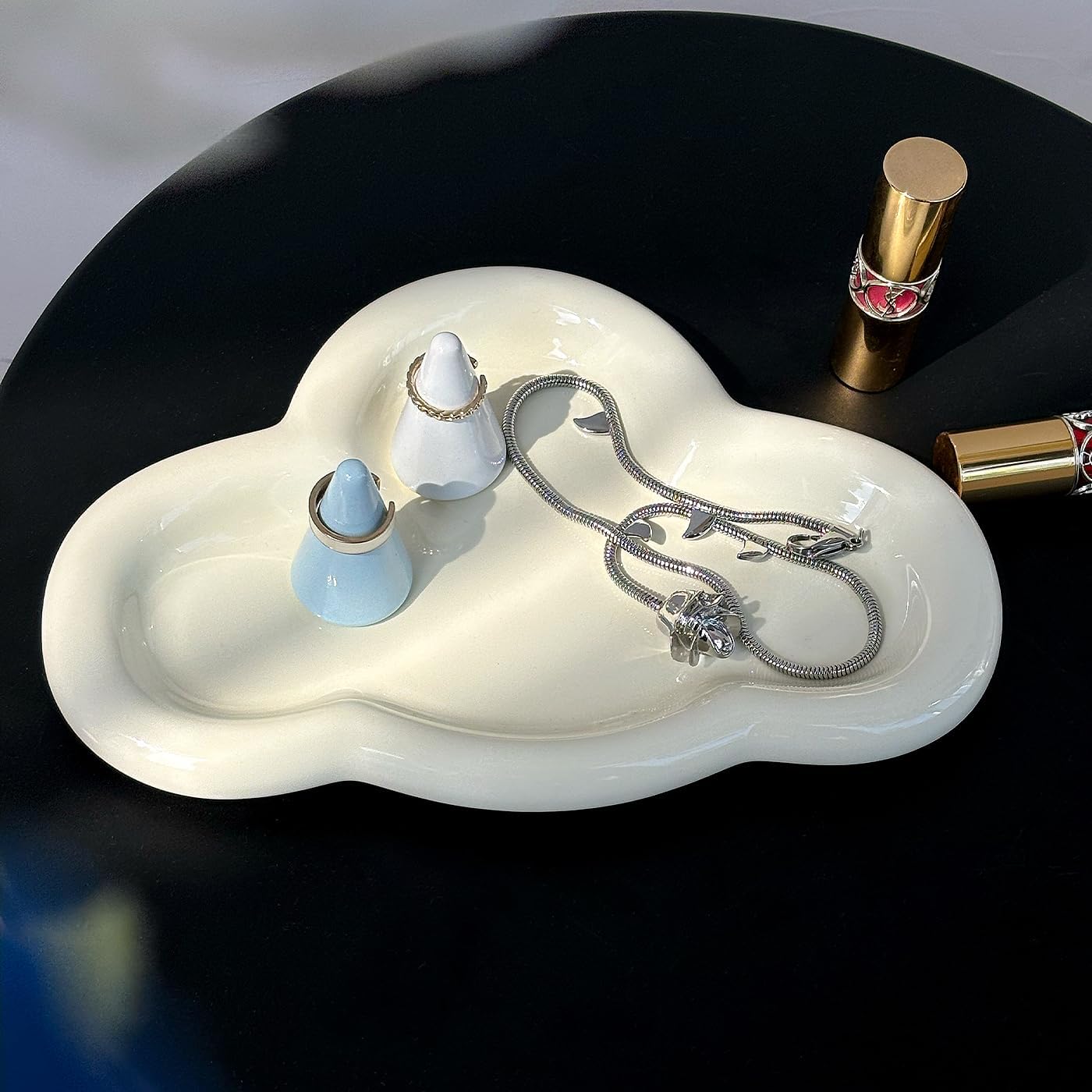 Ring Dish Holder / Jewelry Dish Trinket Tray for Women