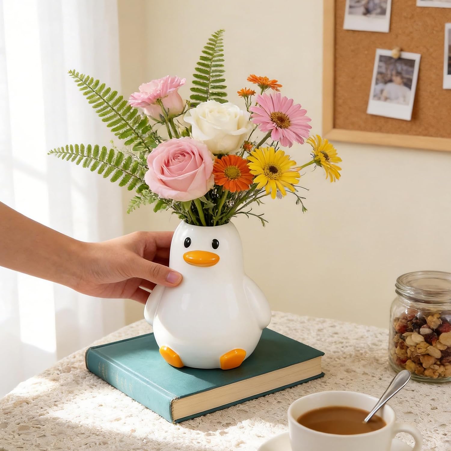 Modern Trendy Flower Vase / Fat Duck Vase