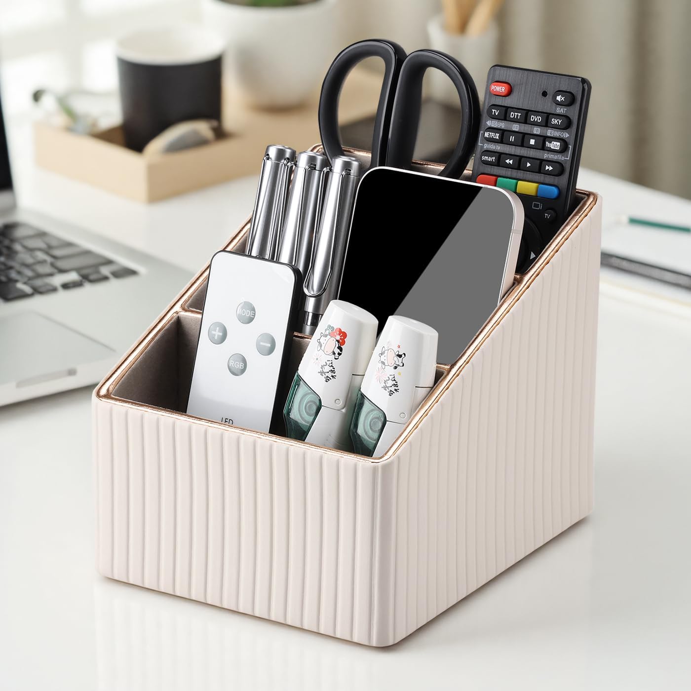 Remote Control Holder / Light Beige