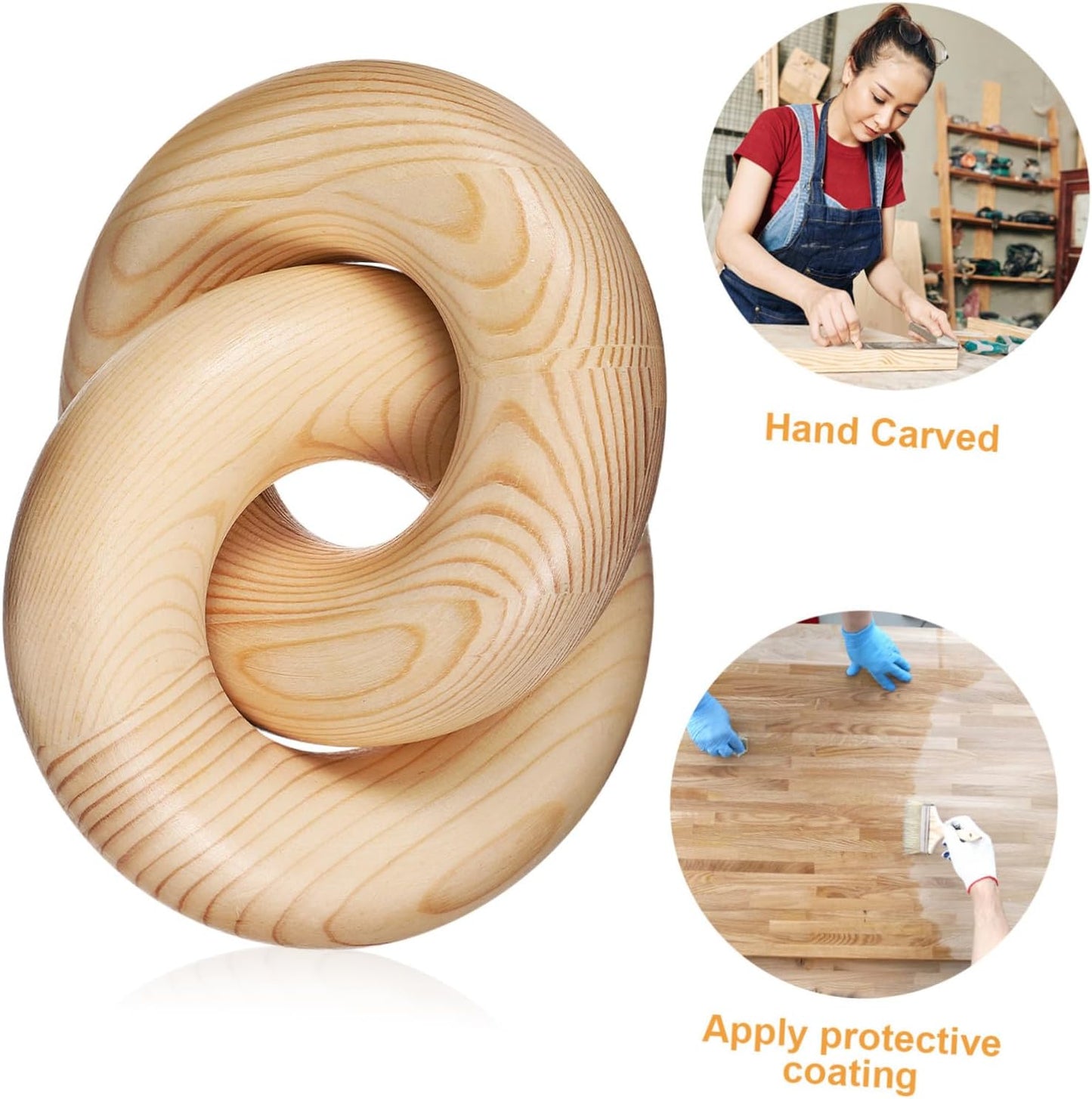 Wood Knot Decor / Natural