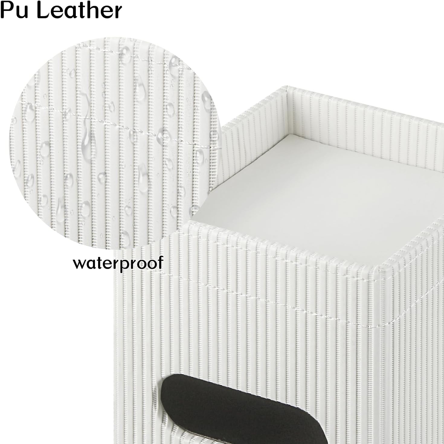 Storage Tray / Tissue Box Cover / White