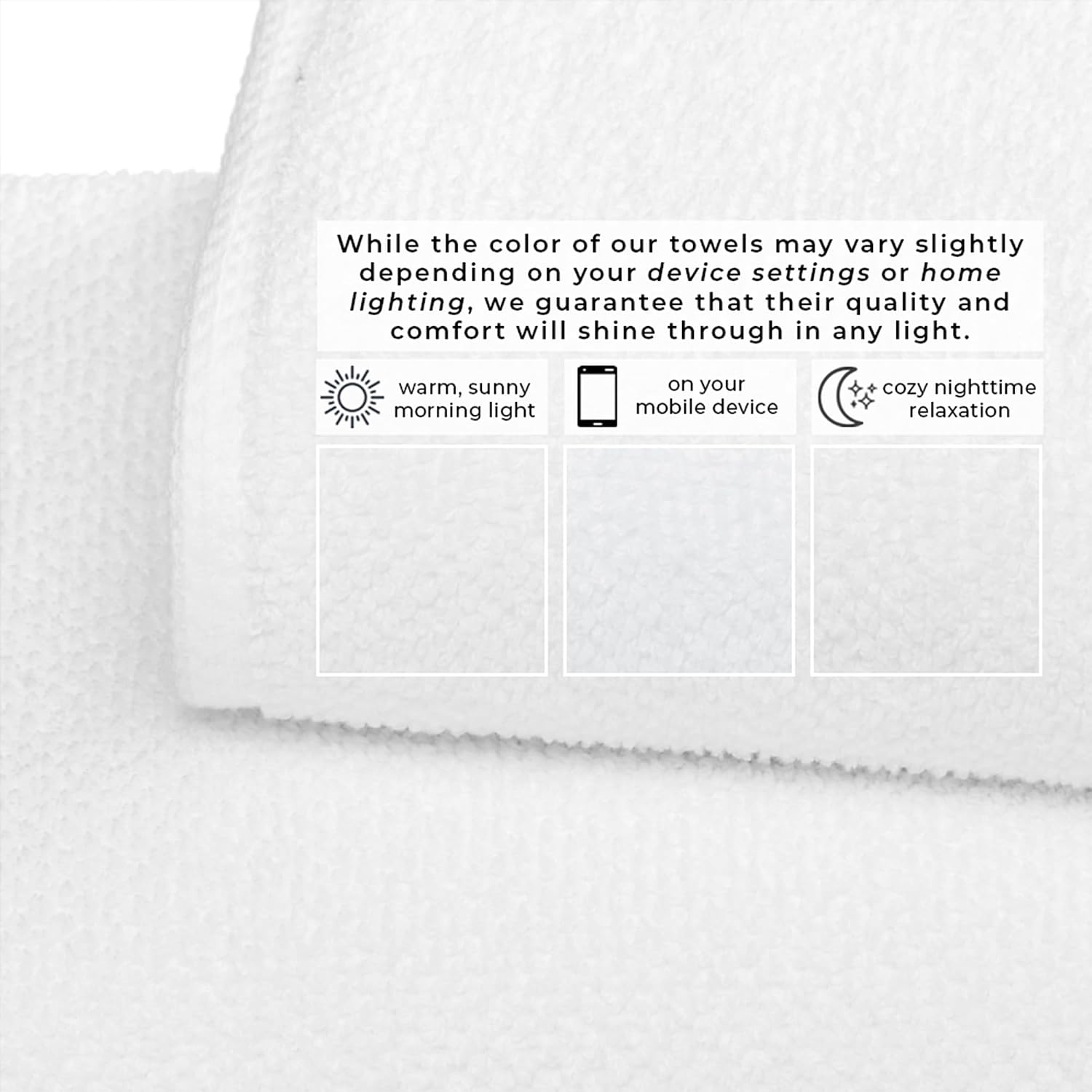Great Bay Home 100% Cotton 4 Pack 54x27 Bath Towel Set - Absorbent, Quick-Drying, Durable Towels for Bathroom Decor
