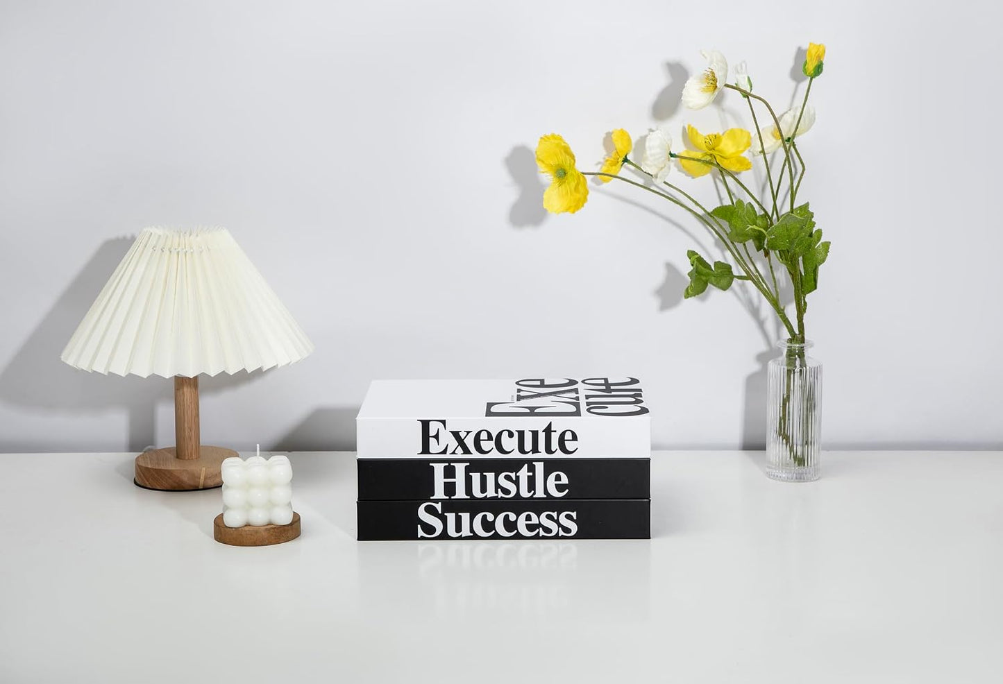 Modern Decorative Books / Motivational / 6.7 x 9.8 x 1.4 / Set of 3