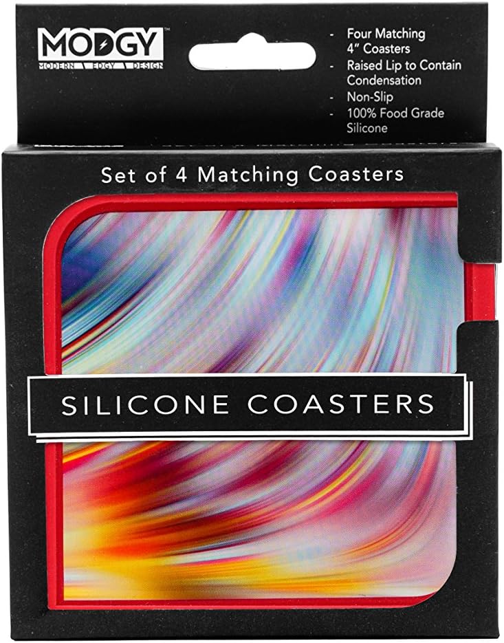 Silicone Coasters for Drinks / Set of 4