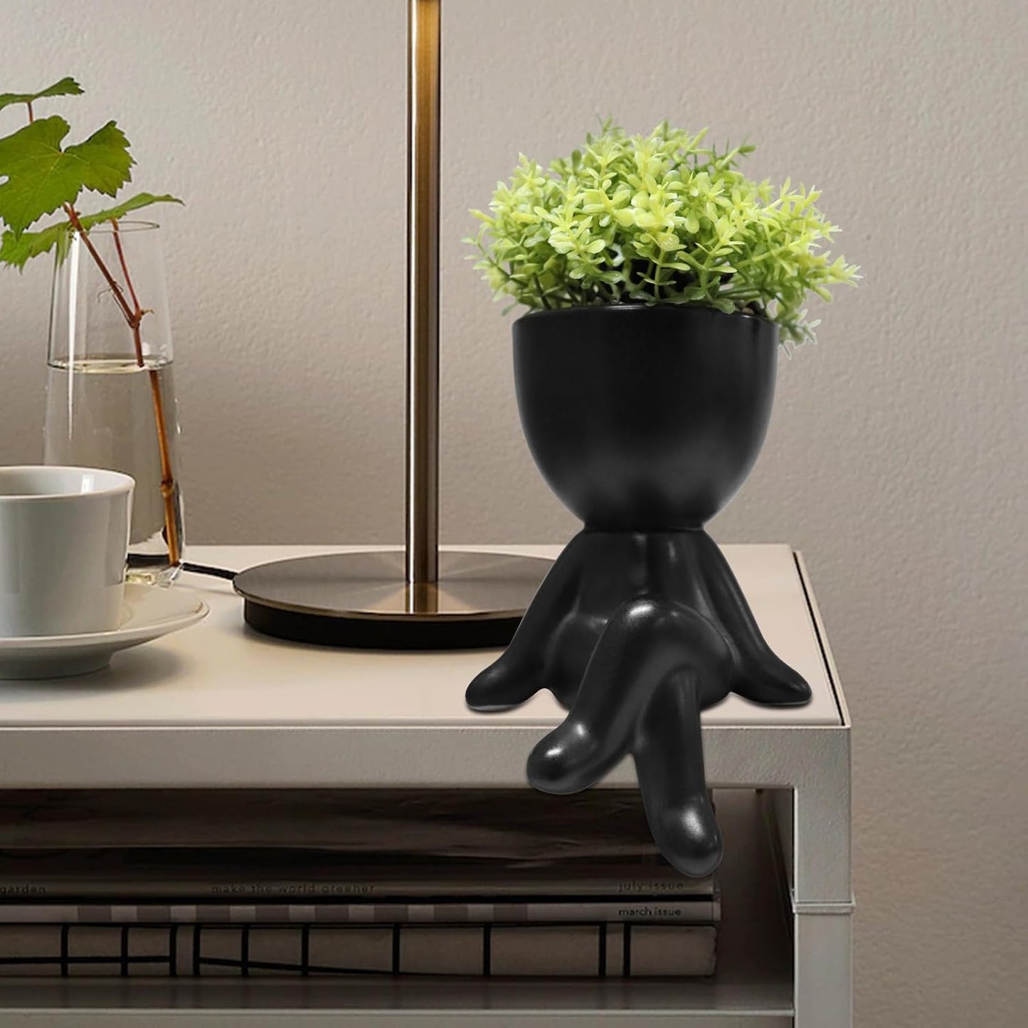 Faux Plants Indoor / Black-d