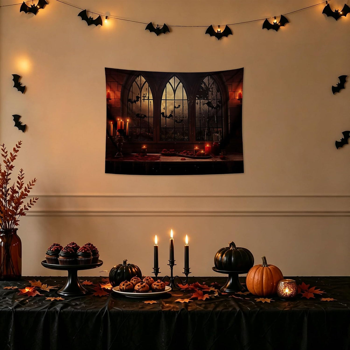 QGHOT Halloween Tapestry Wall Hanging 28.7"x37.4"