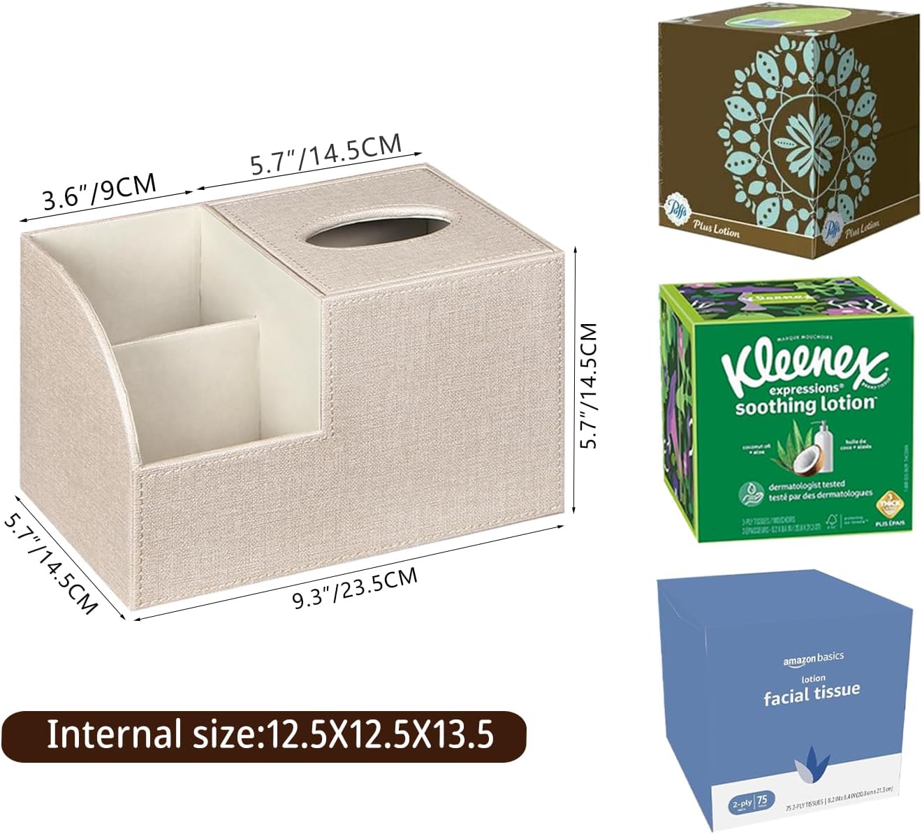 Tissue Box Cover / Beige