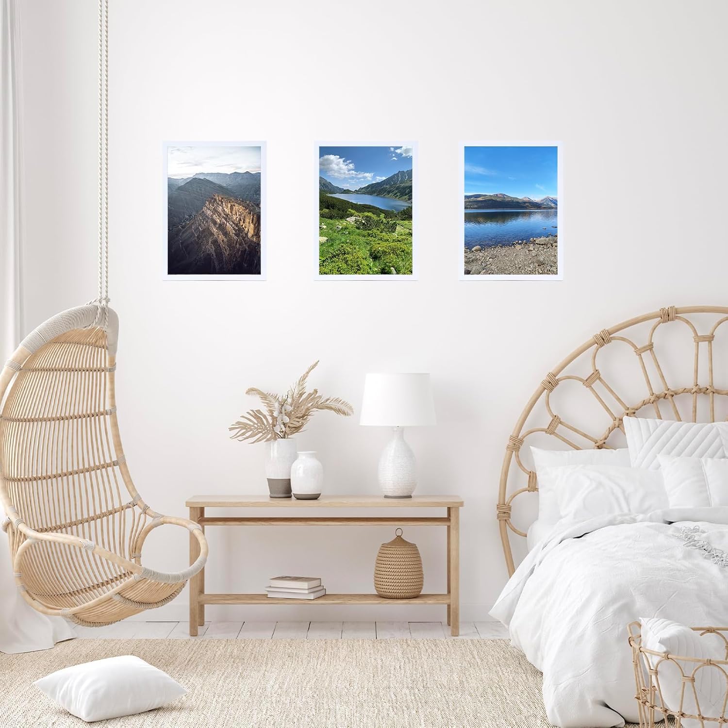 JCJMY 10x14 Picture Frame Set of 6 for 30 x 40cm Diamond Painting Art, Wall Mounting Horizontally or Vertically, 10 x