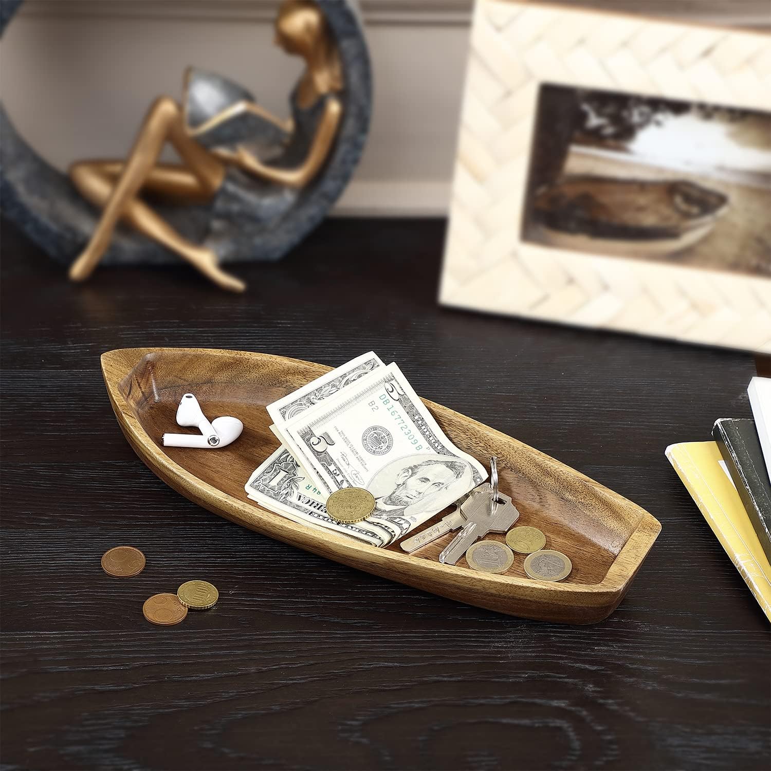 Lucky Boat Serving Tray / 11.5 x 4.5 x 1.7