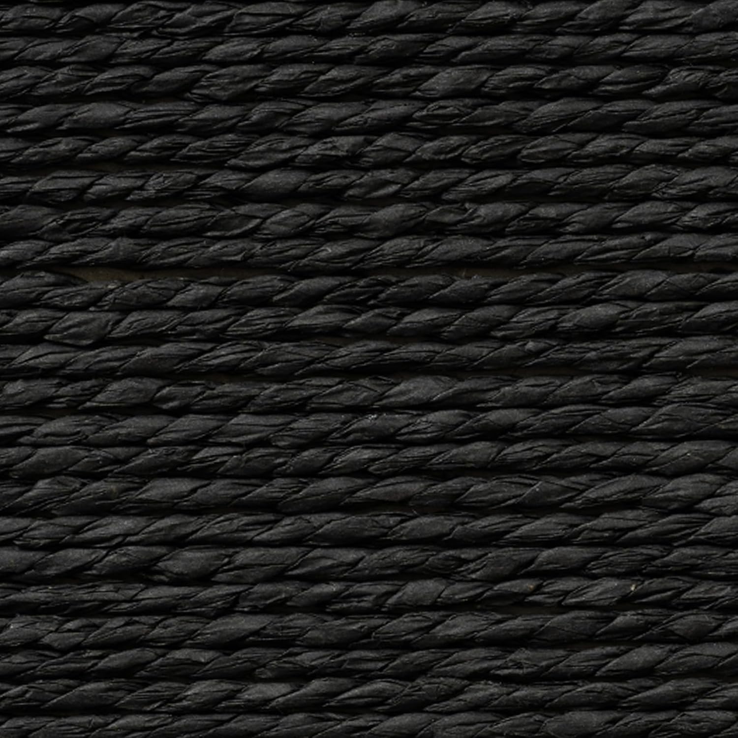 Stackable Wicker Baskets for Makeup Closet / Black