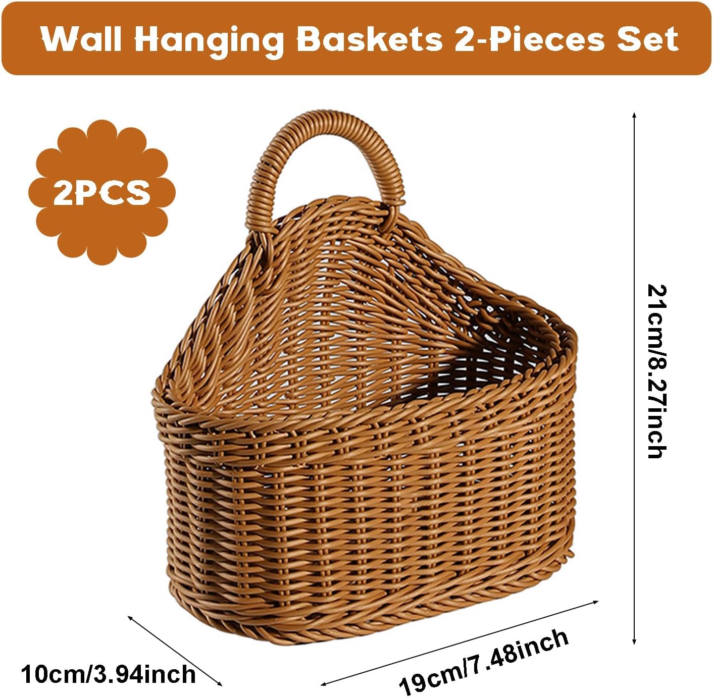Hanging Storage Baskets / Set of 2