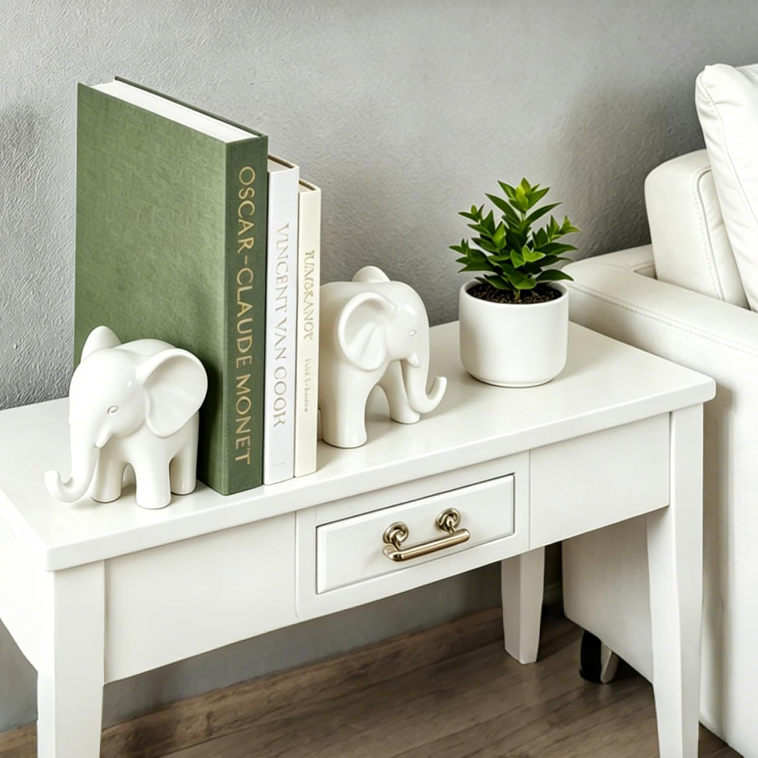 Linen Book Storage Boxes / Green