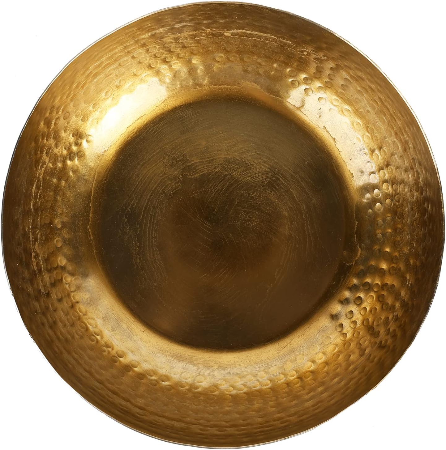 Metal Hammered Decorative Bowl / Black