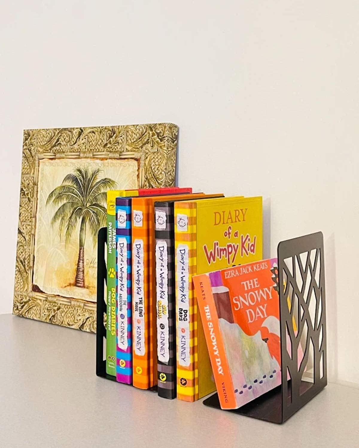 3Pairs Metal Bookends / Black