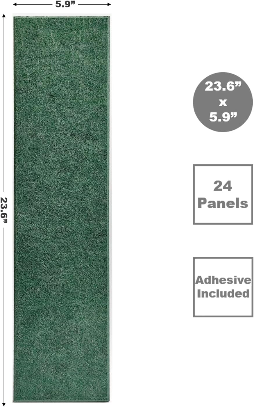 Shiplap Felt Wall Panels for Interior Wall Decor, Accent Wall Paneling for Bedroom Living Room & Office, Peel and
