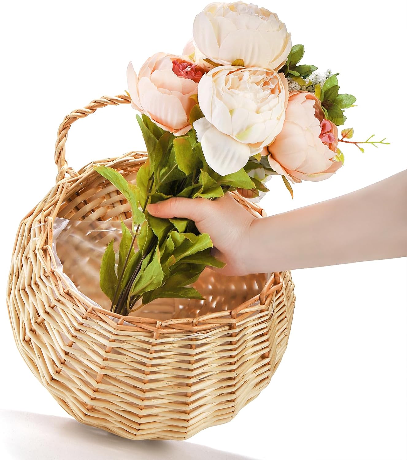 Hanging Wicker Woven Basket for Plants