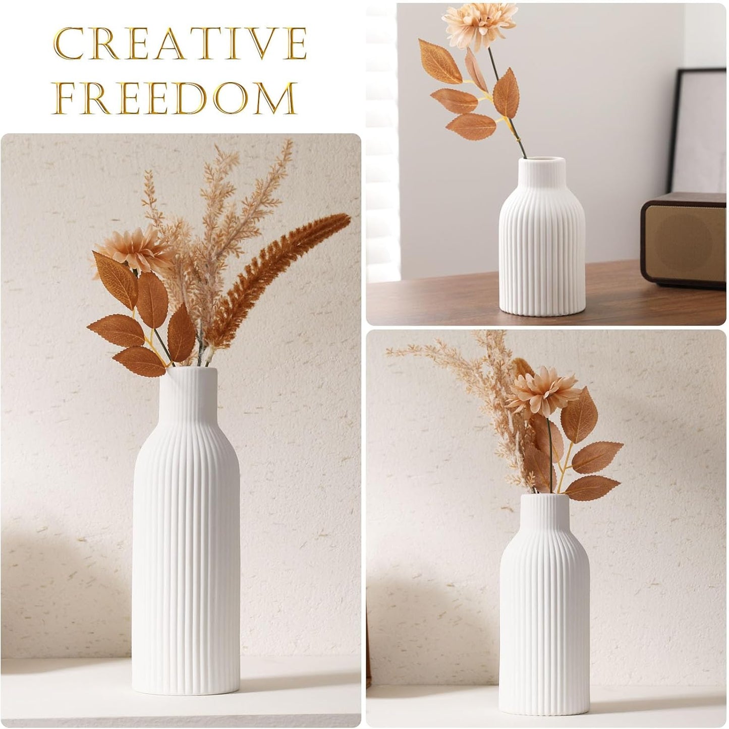Ceramic Vase / Handcrafted Ceramic Vases / Set A / Set of 3
