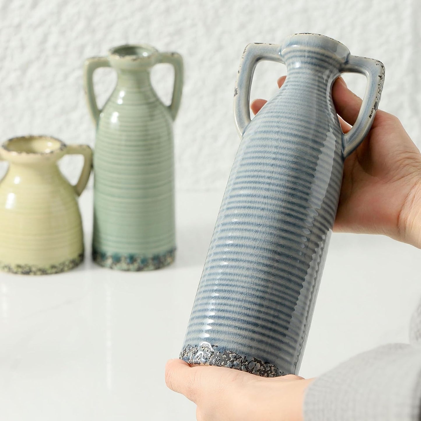 Farmhouse Vase Set for Modern Decoration / Set of 105