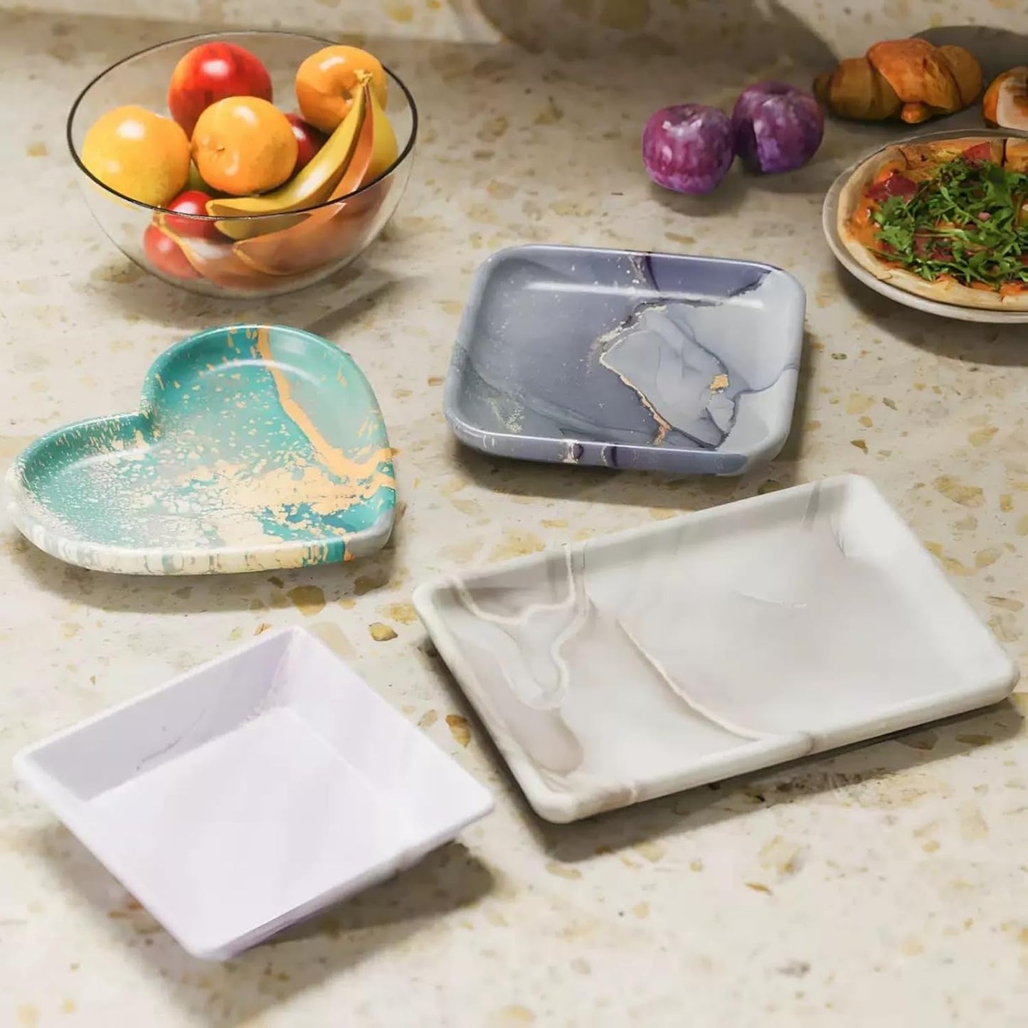 Resin Tray Mold / Set of 4