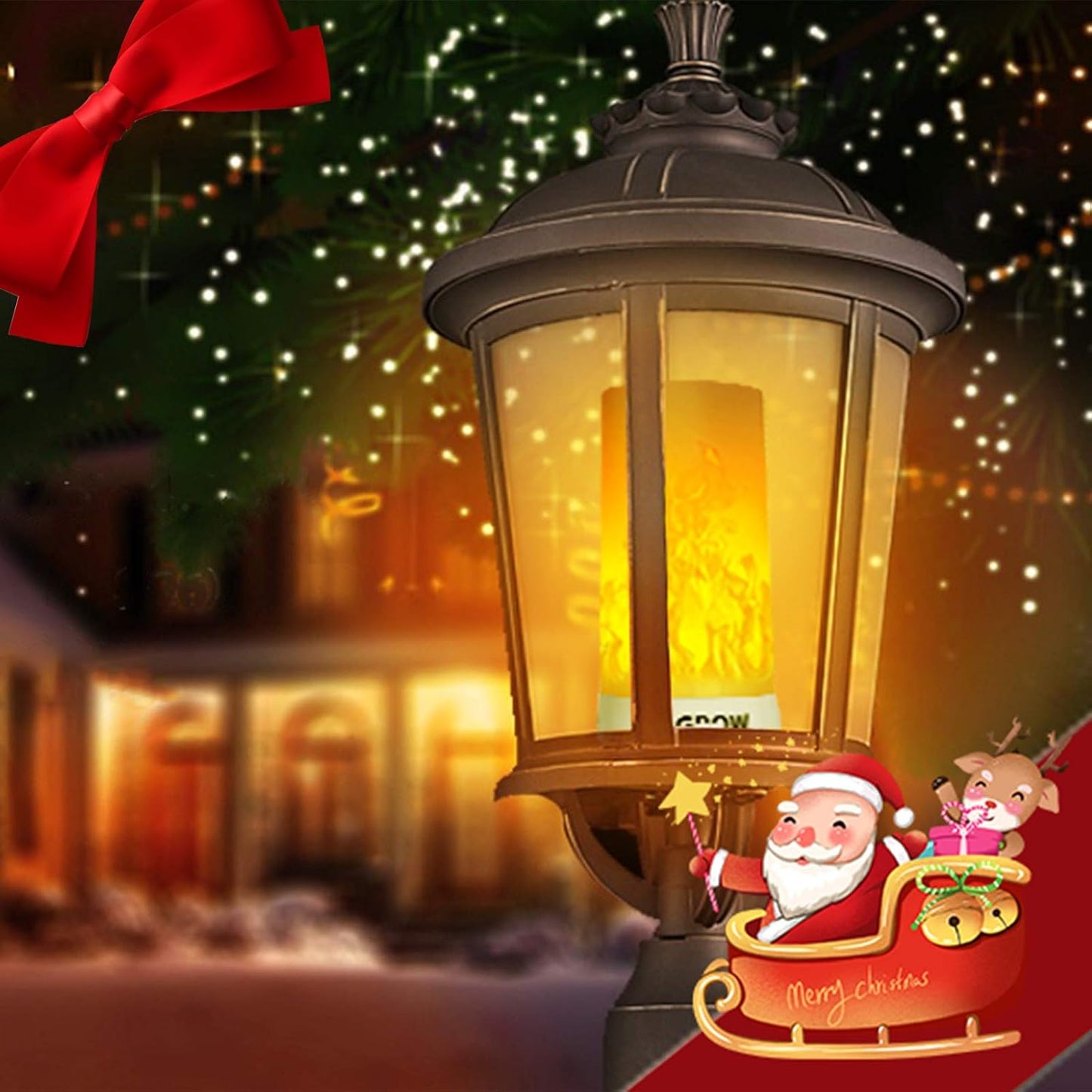 LED Flame Lights with Remote Timer, Flame Lamp 4 Modes USB Rechargeable Fire Lights Indoor Campfire Outdoor Decorative