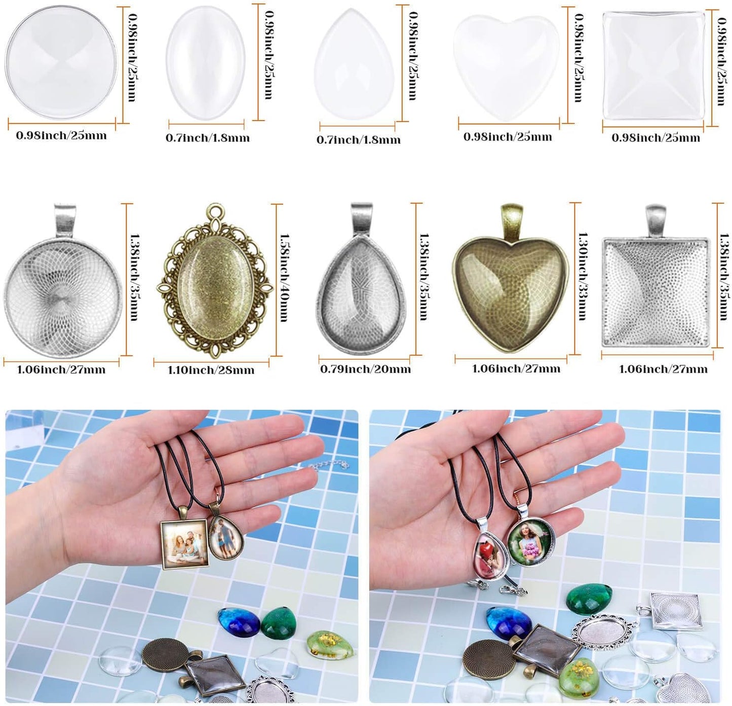 Aenezus Pendant Trays Set / Set of 90
