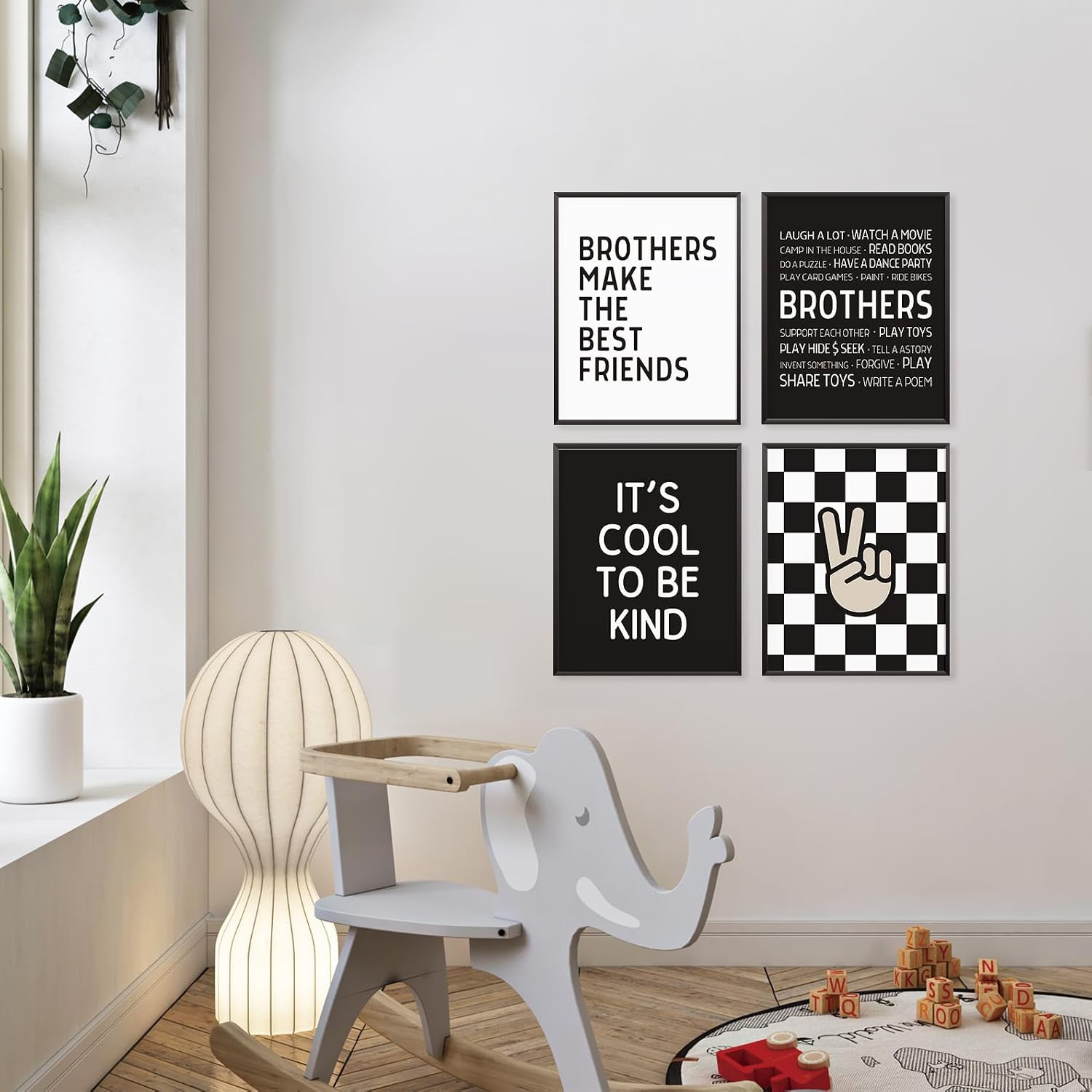 Boys Nursery Room Wall Decor / 8 x 10 / Friends