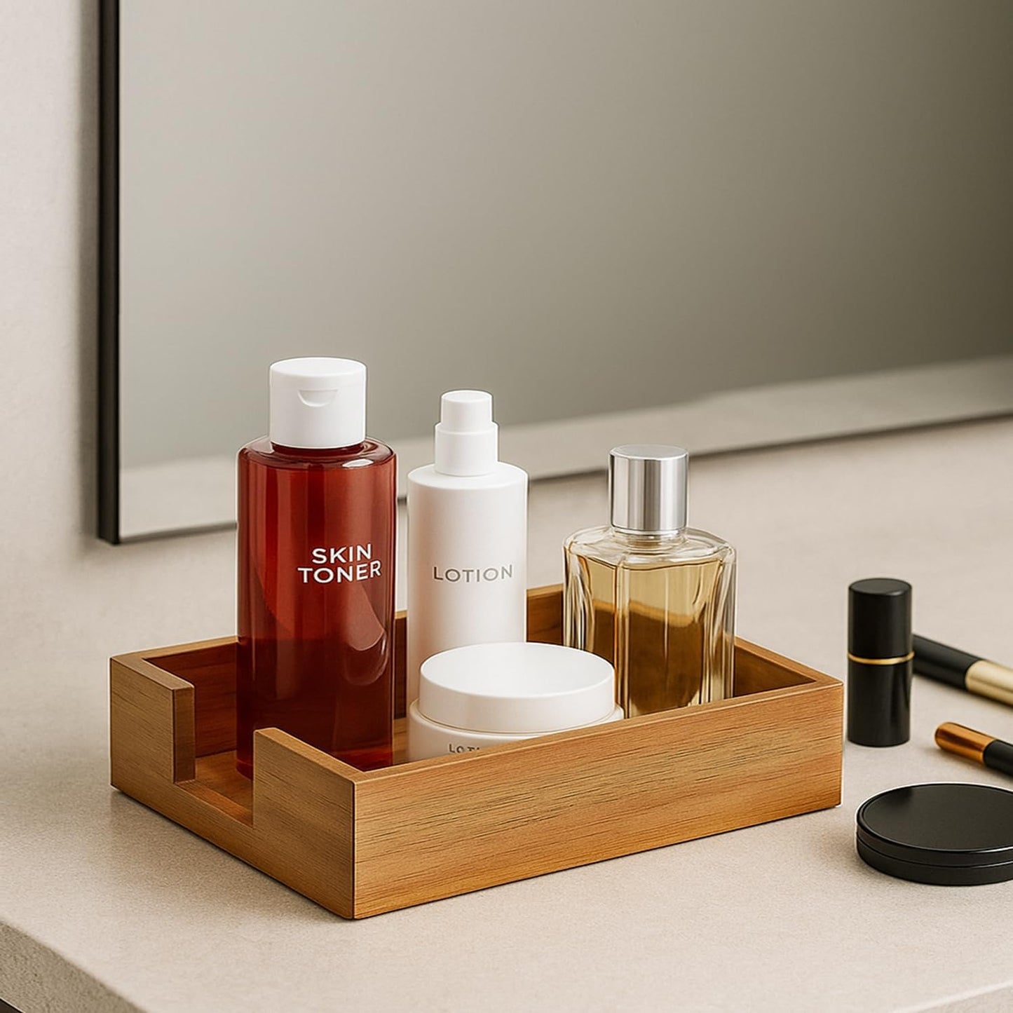 Guest Towels Holder / Acacia Wood