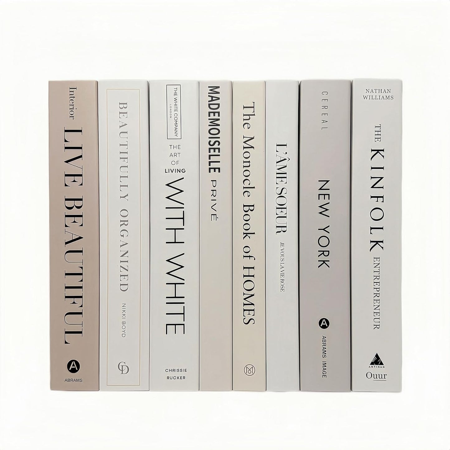 Decoration Faux Books for Hardcover Home Decor / M27 / Set of 8