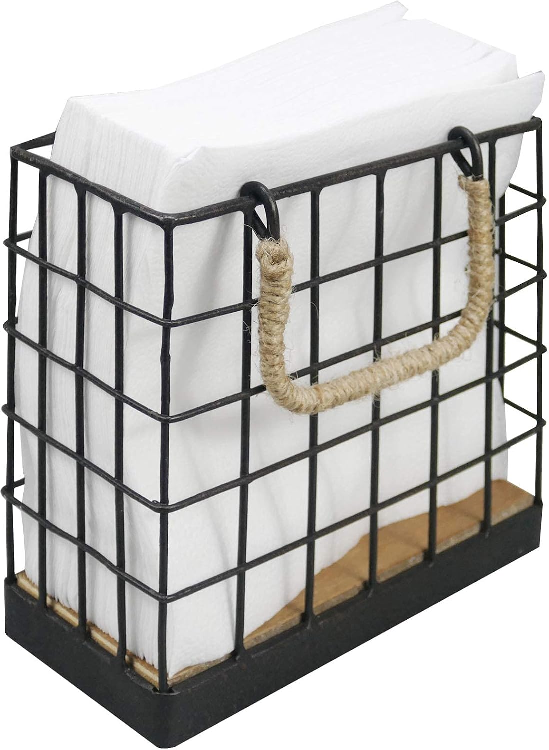 Farmhouse Napkin Holder / Black
