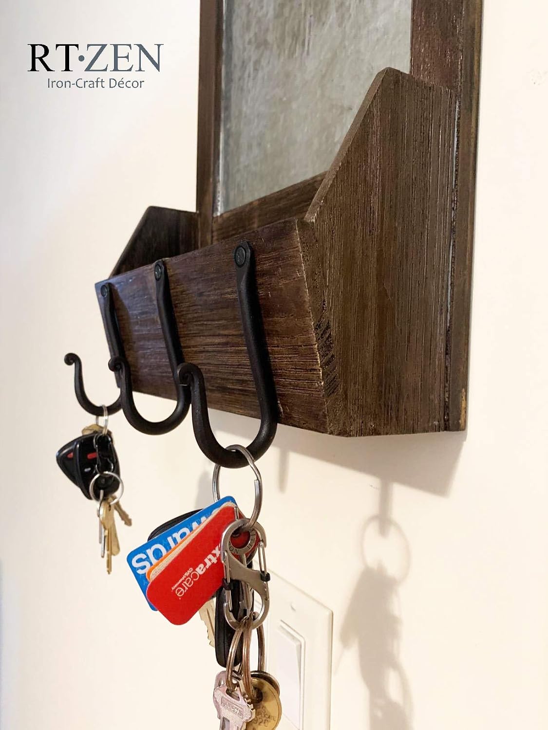 Wrought Iron Decorative Rustic Metal Coat Hooks for Hanging / Hook Classic