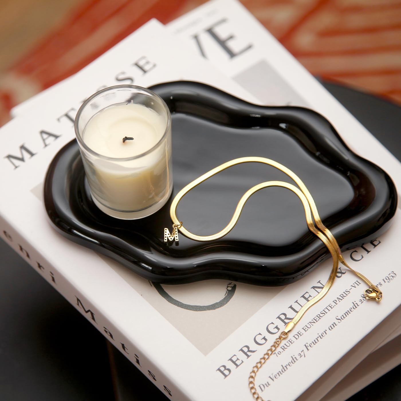 Ring Dish Holder / Balck