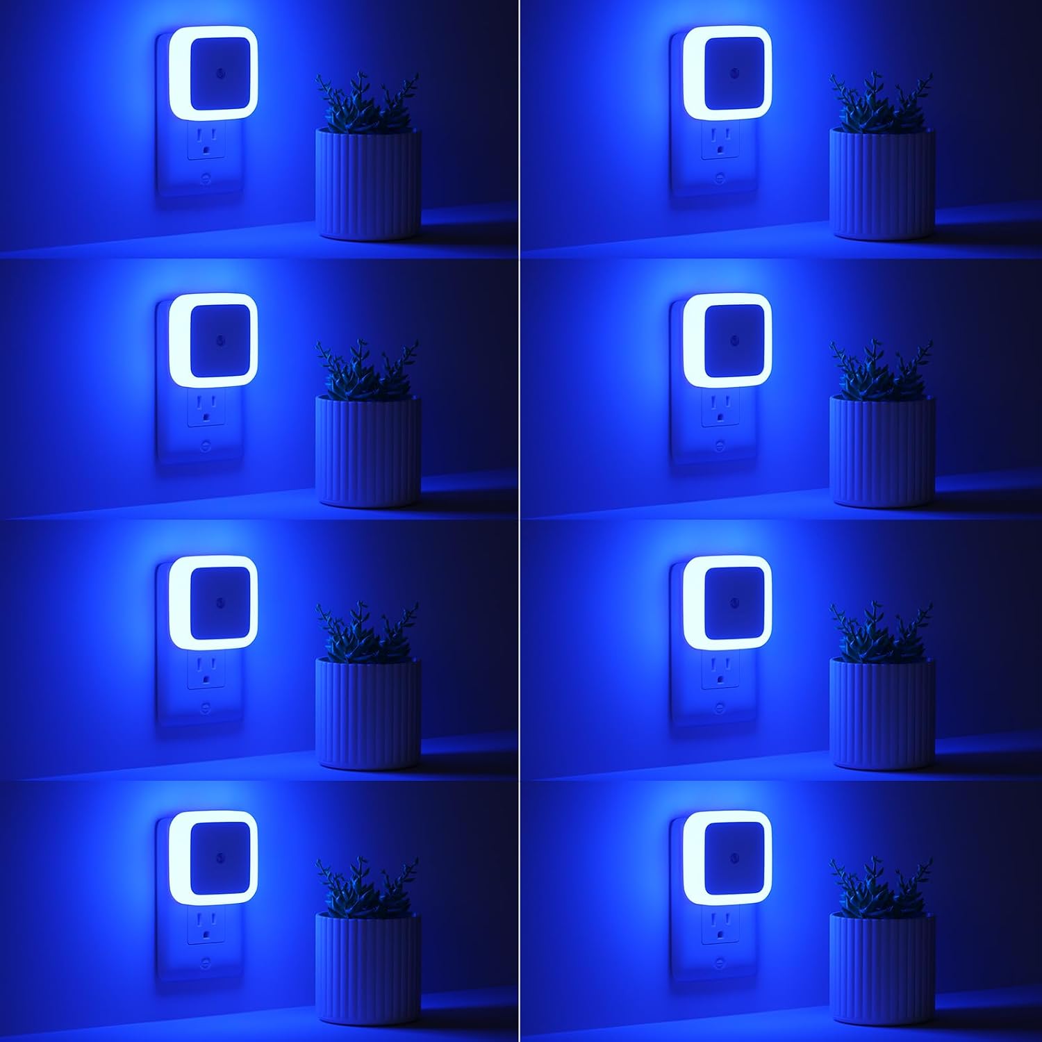 Sujeet Night Light, Night Lights Plug into Wall 8-Pack, Nightlight Plug in Night Light, Dusk to Dawn Night Lamp Led