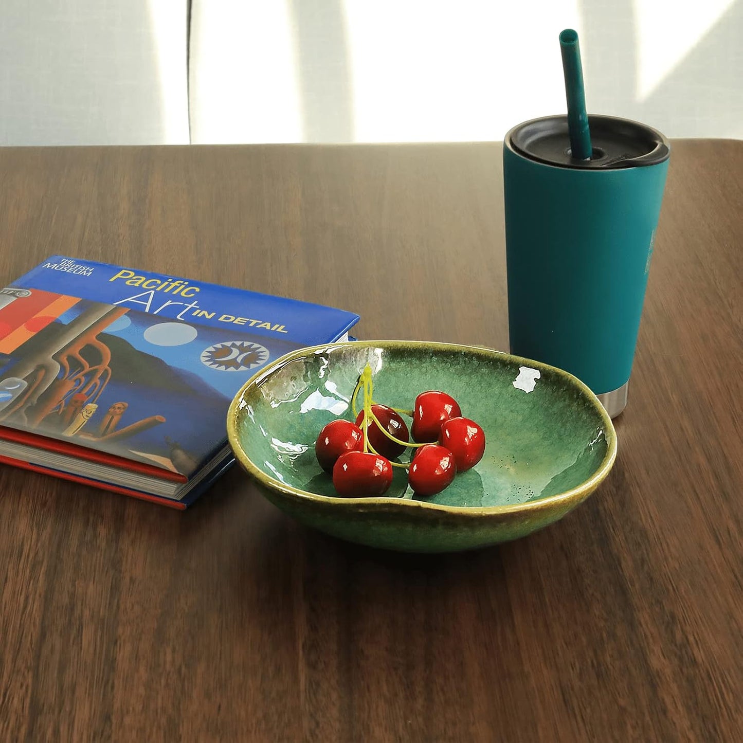 Small Ceramic Decorative Bowl / Green