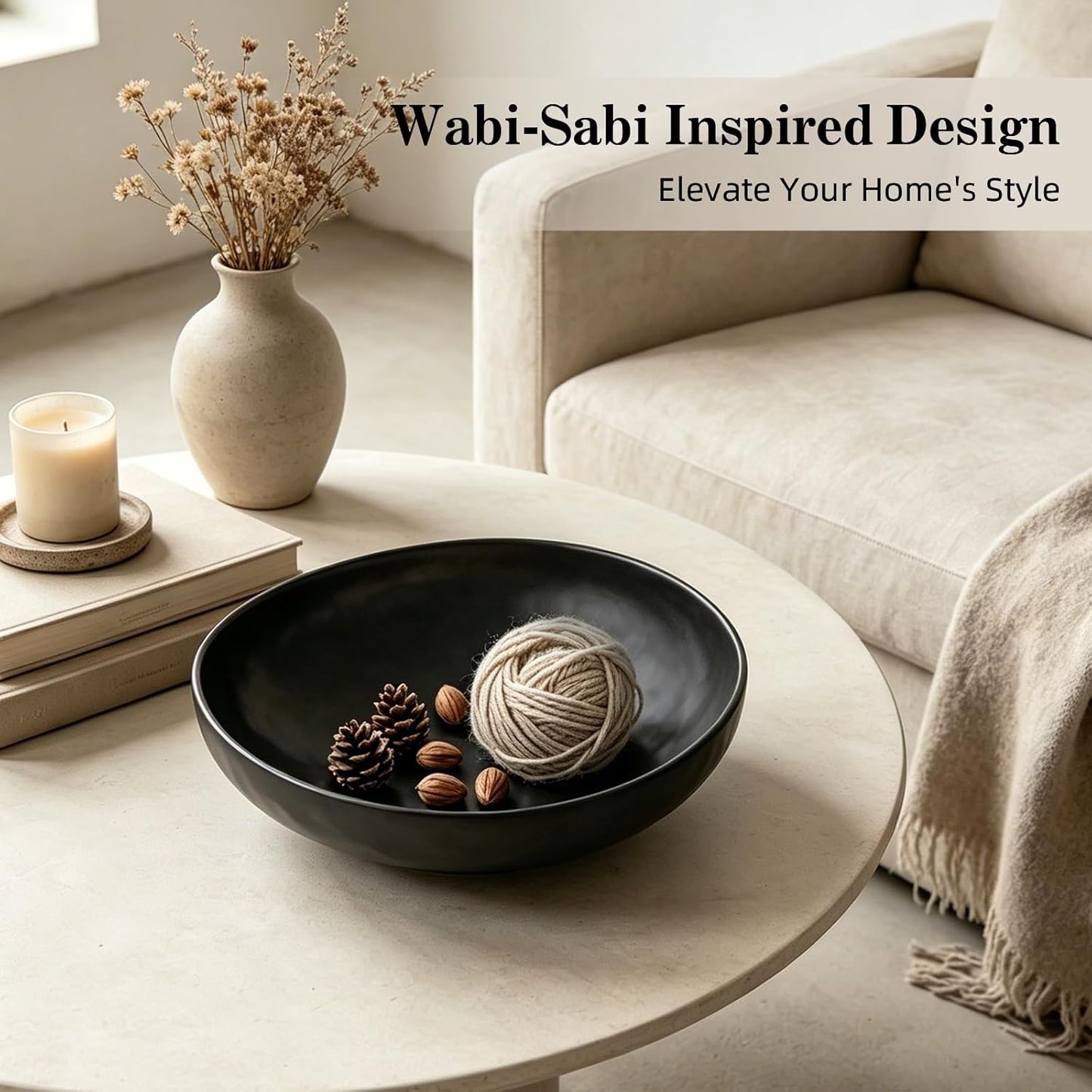 Subtle Hammered Texture / Black